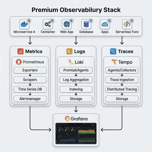 Modern observability stack architecture