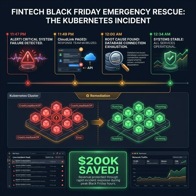 FinTech Black Friday emergency rescue architecture