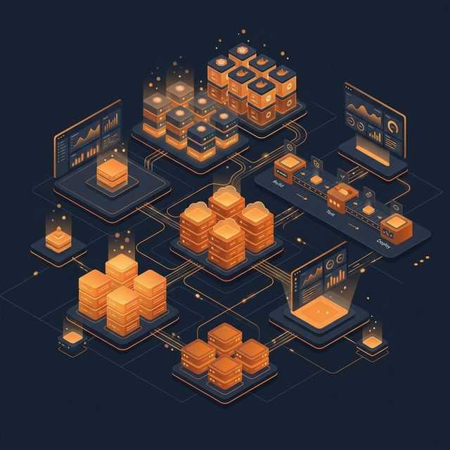 CloudLink cloud infrastructure - isometric view